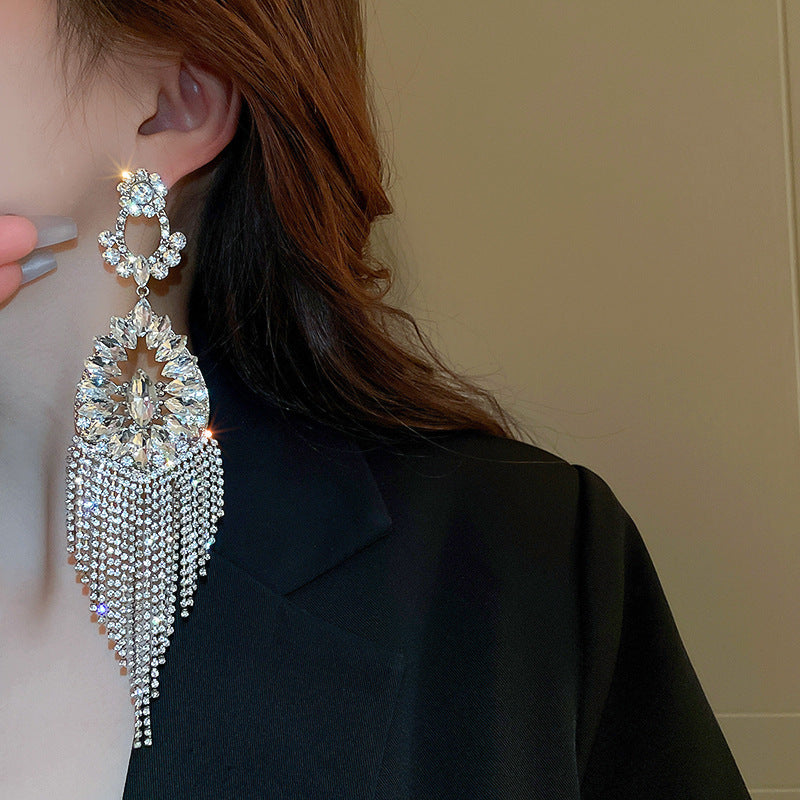 Waterfall Drop Long Earrings - Fashionnsio