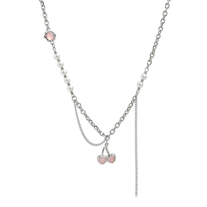 Cherry Pearl Necklace