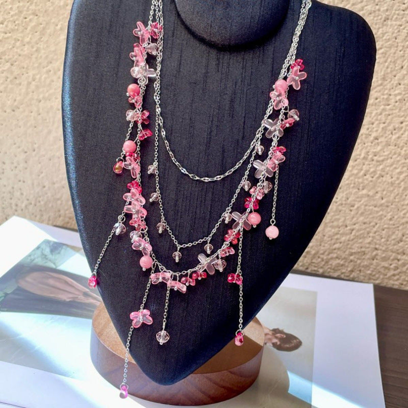 Fairy Tassel Beaded Necklace - Fashionnsio