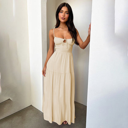 Sling Backless Maxi Dress