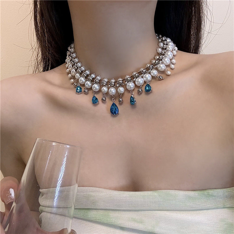Victorian Cascade Pearl Necklace