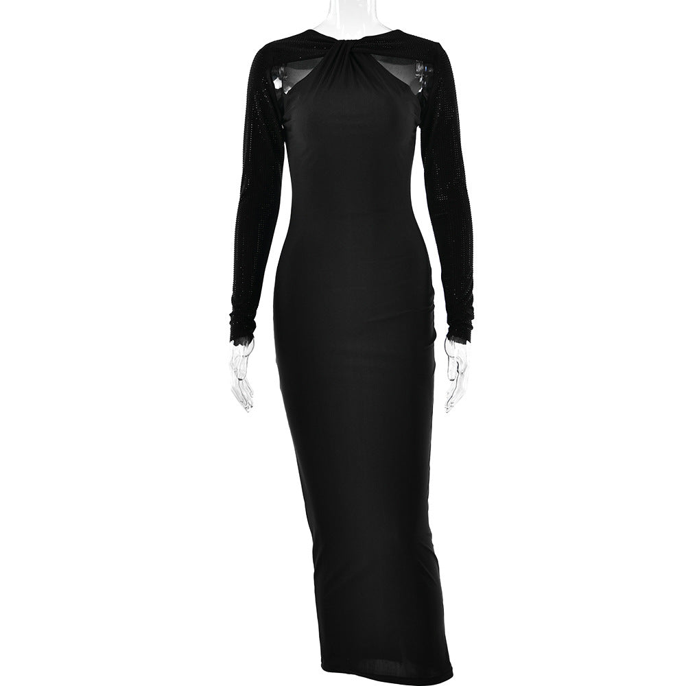 Twisted Long Sleeve Dress