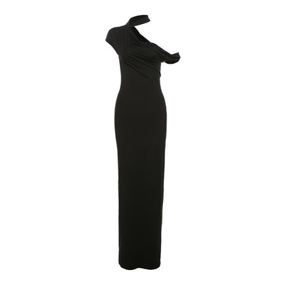 One Shoulder Bodycon Long Dress