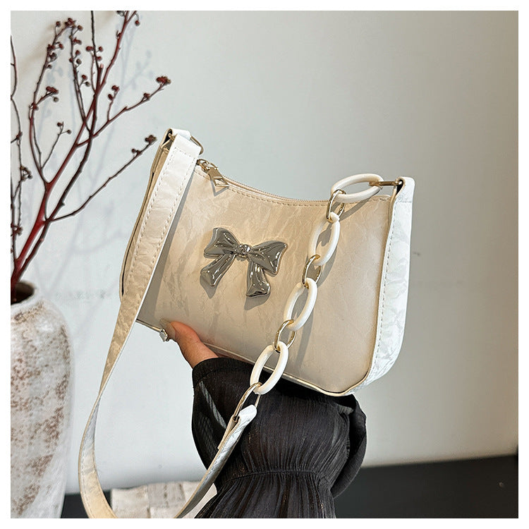 Bowknot Chain Shoulder Bags fashionnsio