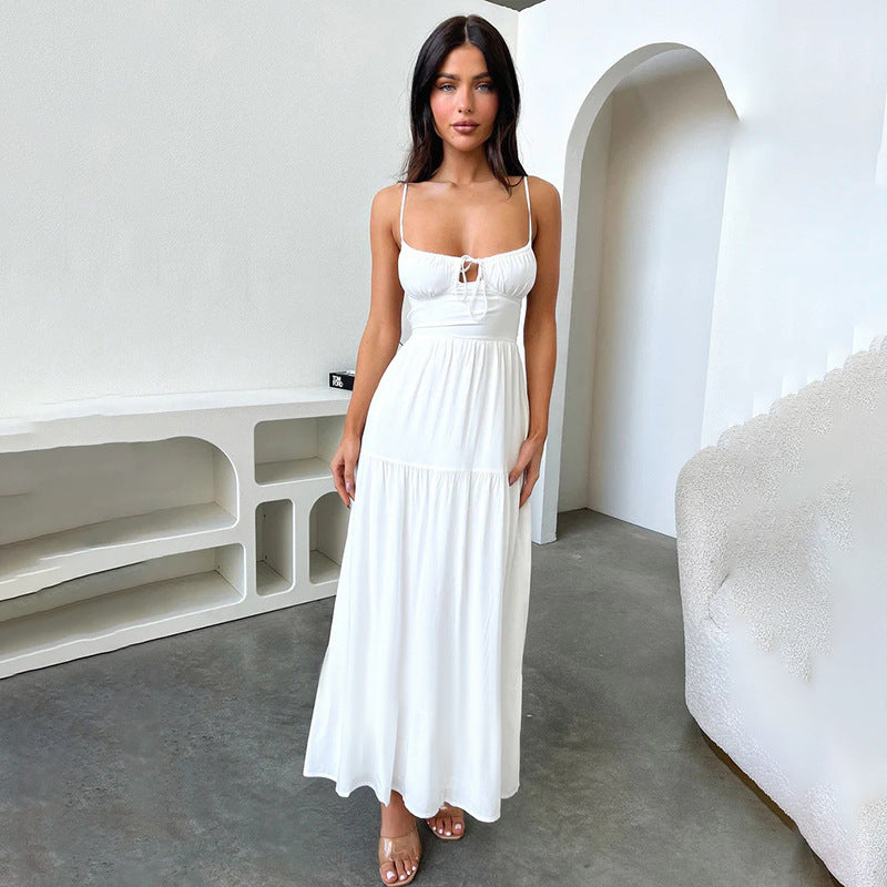 Sling Backless Maxi Dress