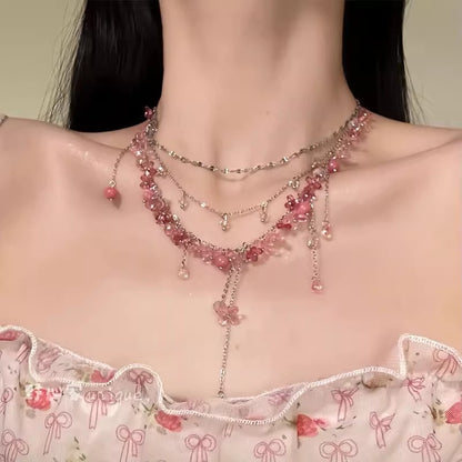 Fairy Tassel Beaded Necklace - Fashionnsio