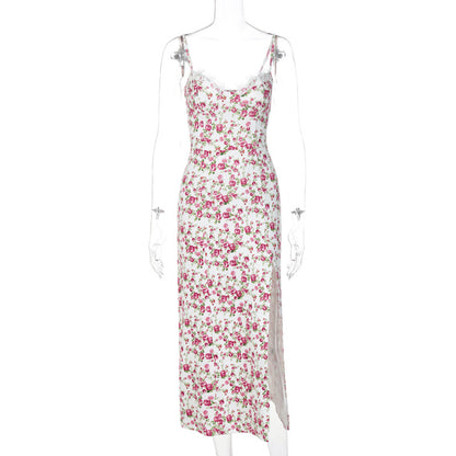 Floral Print Sundress Summer Dress