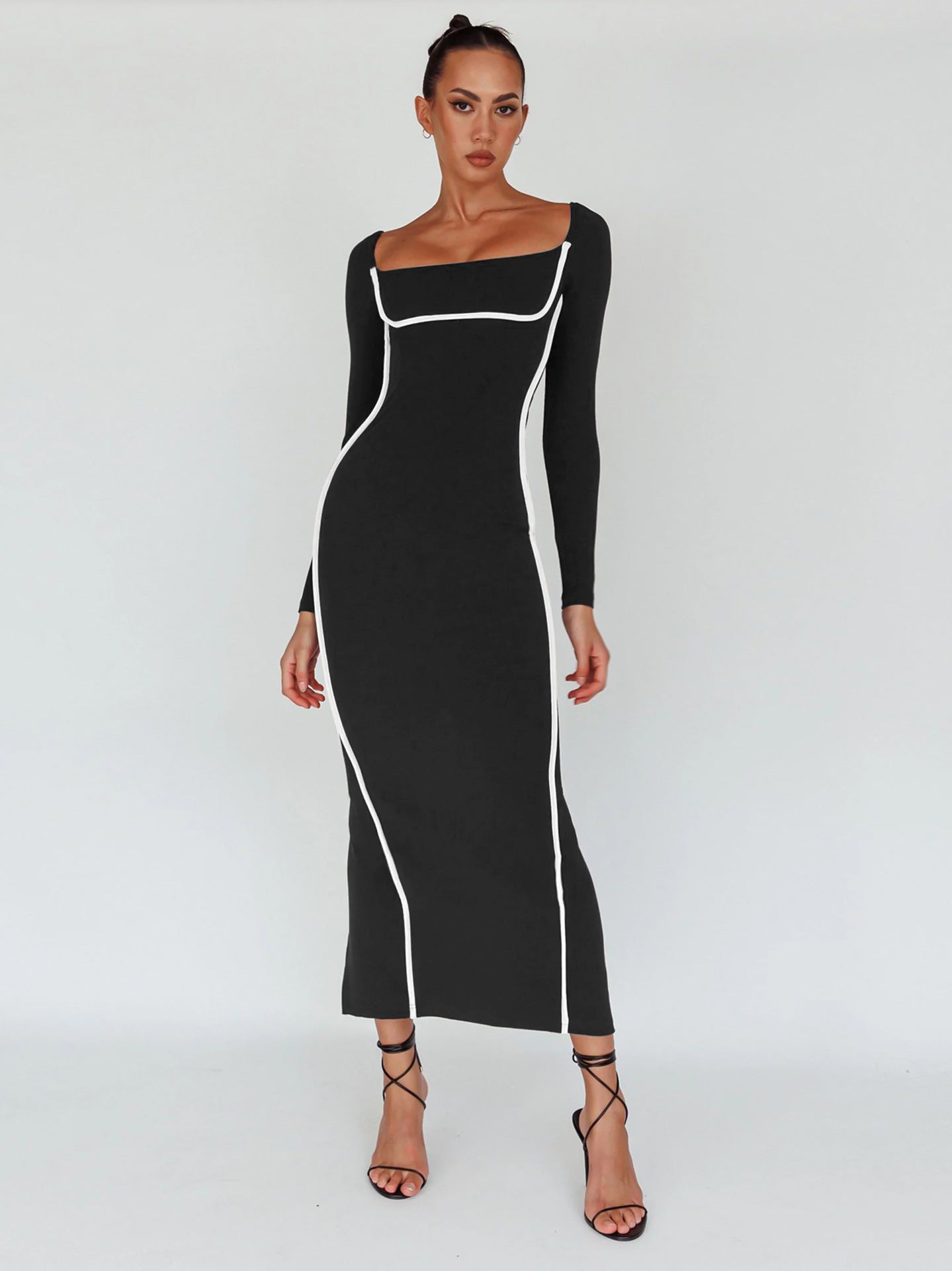 Bodycon Back Slit Evening Dress