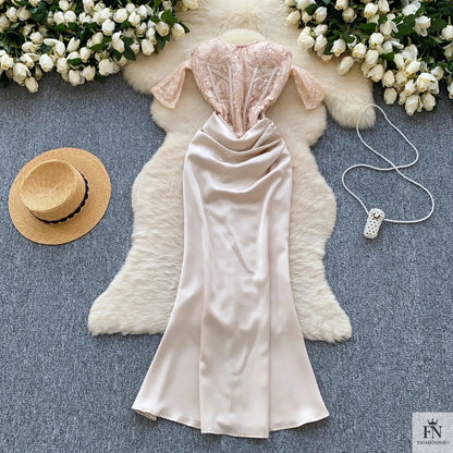 Off Shoulder Long Corset Dress - Fashionnsio