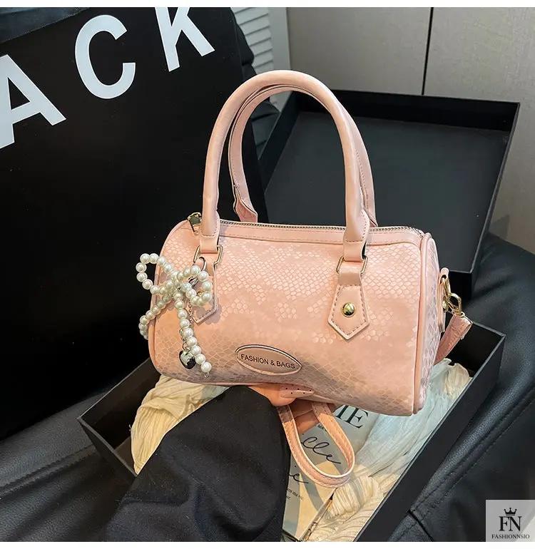 Pearl Bow Pillow Handbags - Fashionnsio