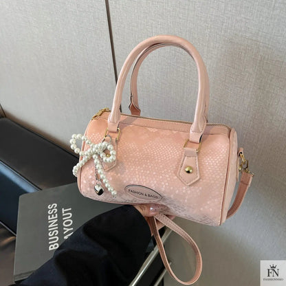 Pearl Bow Pillow Handbags - Fashionnsio