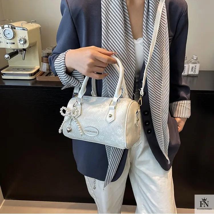Pearl Bow Pillow Handbags - Fashionnsio