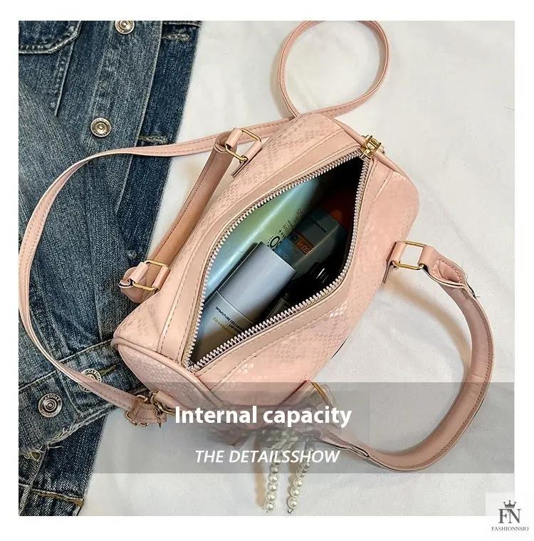 Pearl Bow Pillow Handbags - Fashionnsio