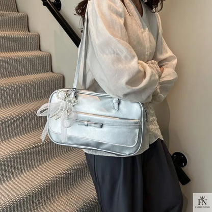 Pearl Bow Pillow Shoulder Bags - Bow Bag - Fashionnsio