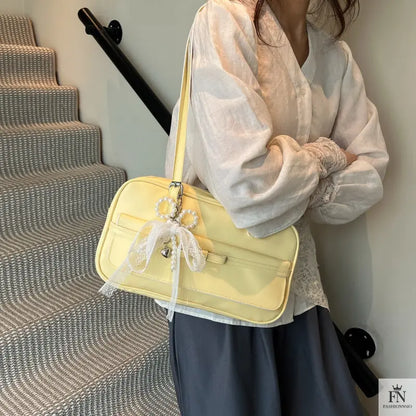 Pearl Bow Pillow Shoulder Bags - Bow Bag - Fashionnsio