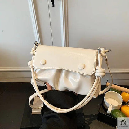 Pleated Underarm Shoulder Bags - Fashionnsio