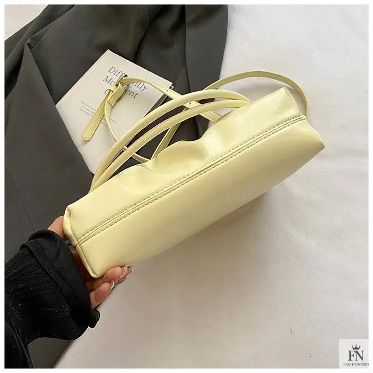 Pleated Underarm Shoulder Bags - Fashionnsio