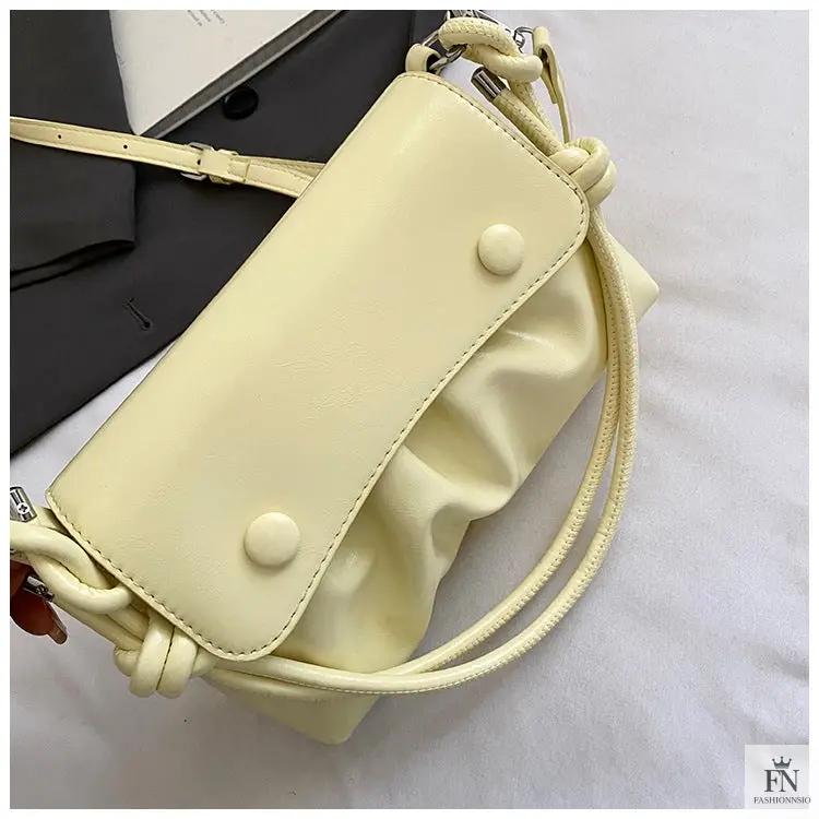Pleated Underarm Shoulder Bags - Fashionnsio