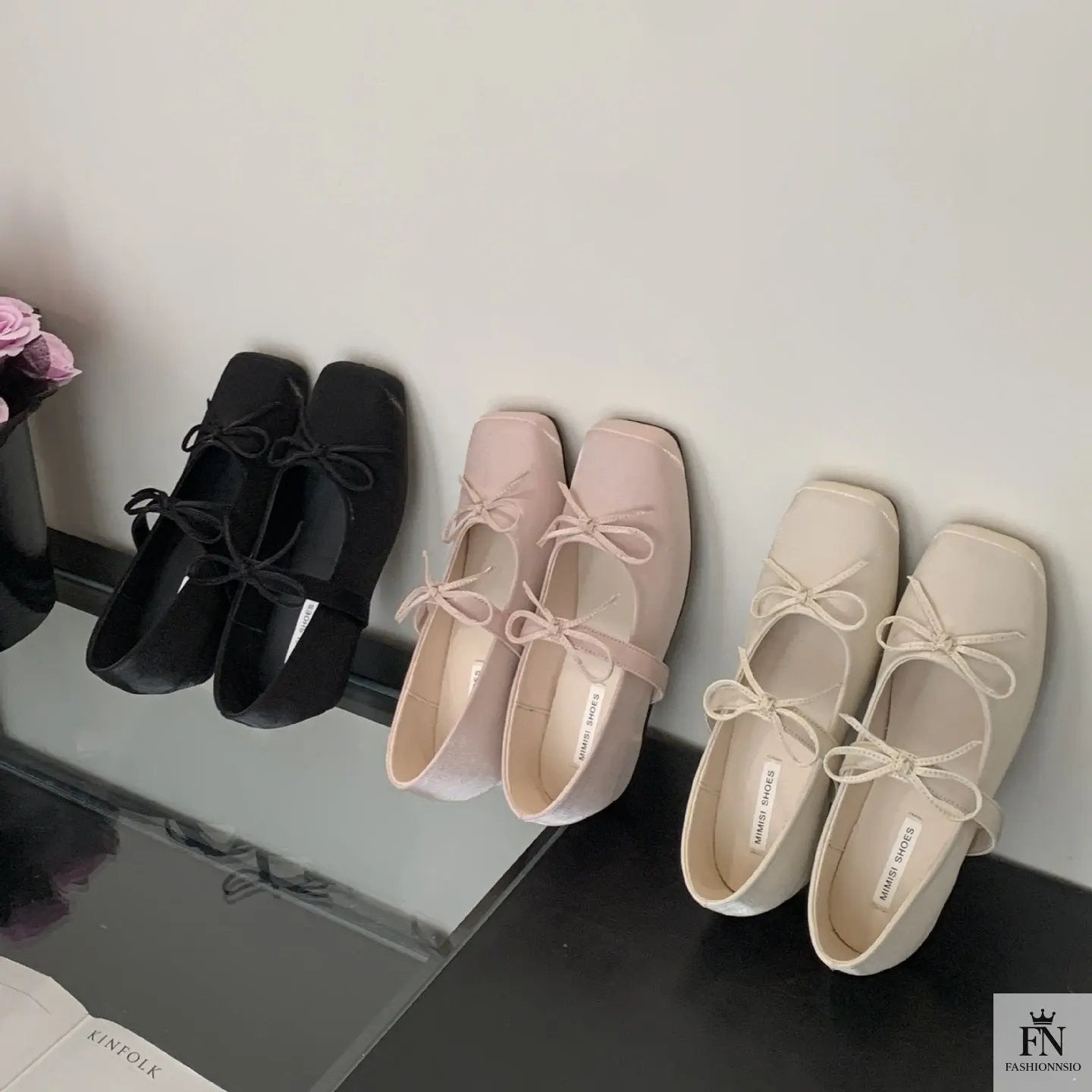 Princess Ballet Bow Flats - Fashionnsio