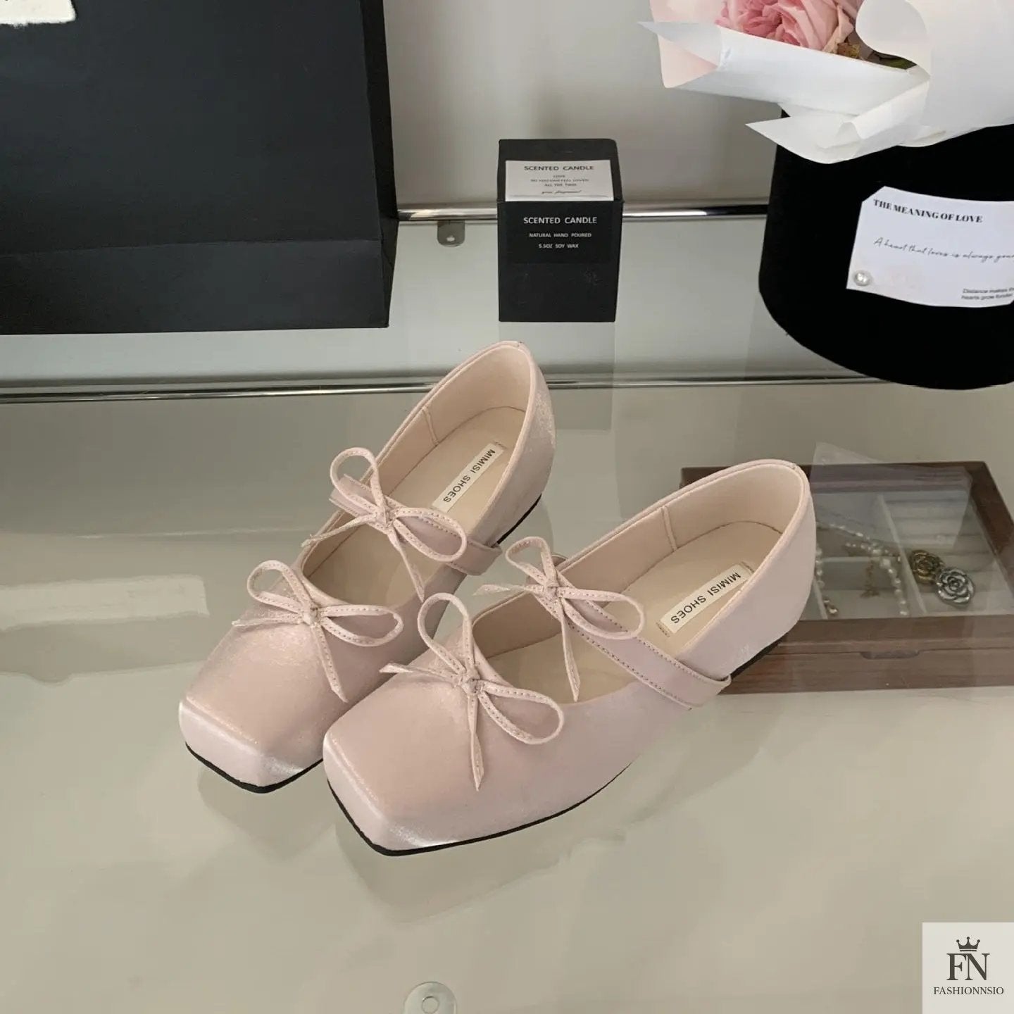 Princess Ballet Bow Flats - Fashionnsio