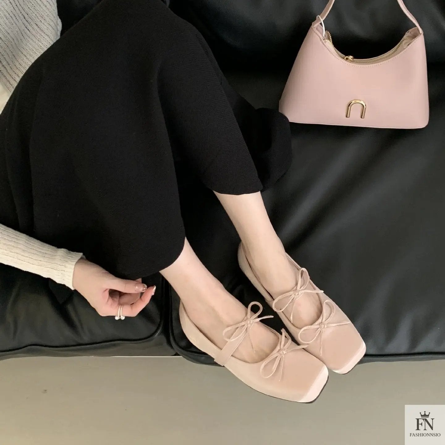 Princess Ballet Bow Flats - Fashionnsio