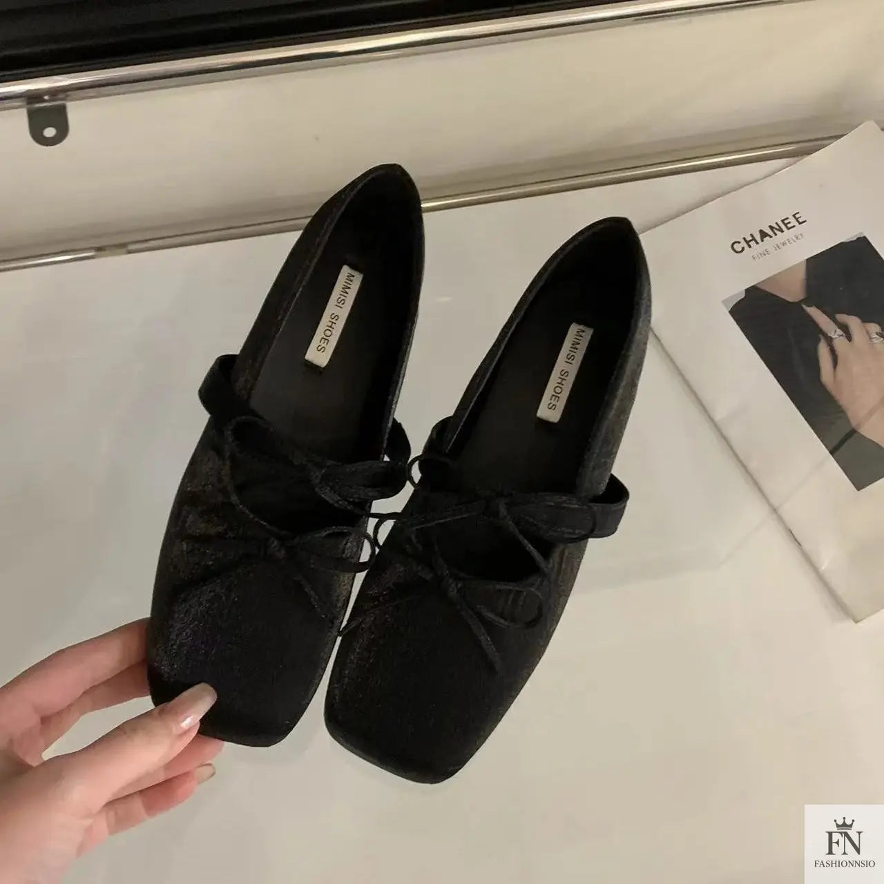 Princess Ballet Bow Flats - Fashionnsio