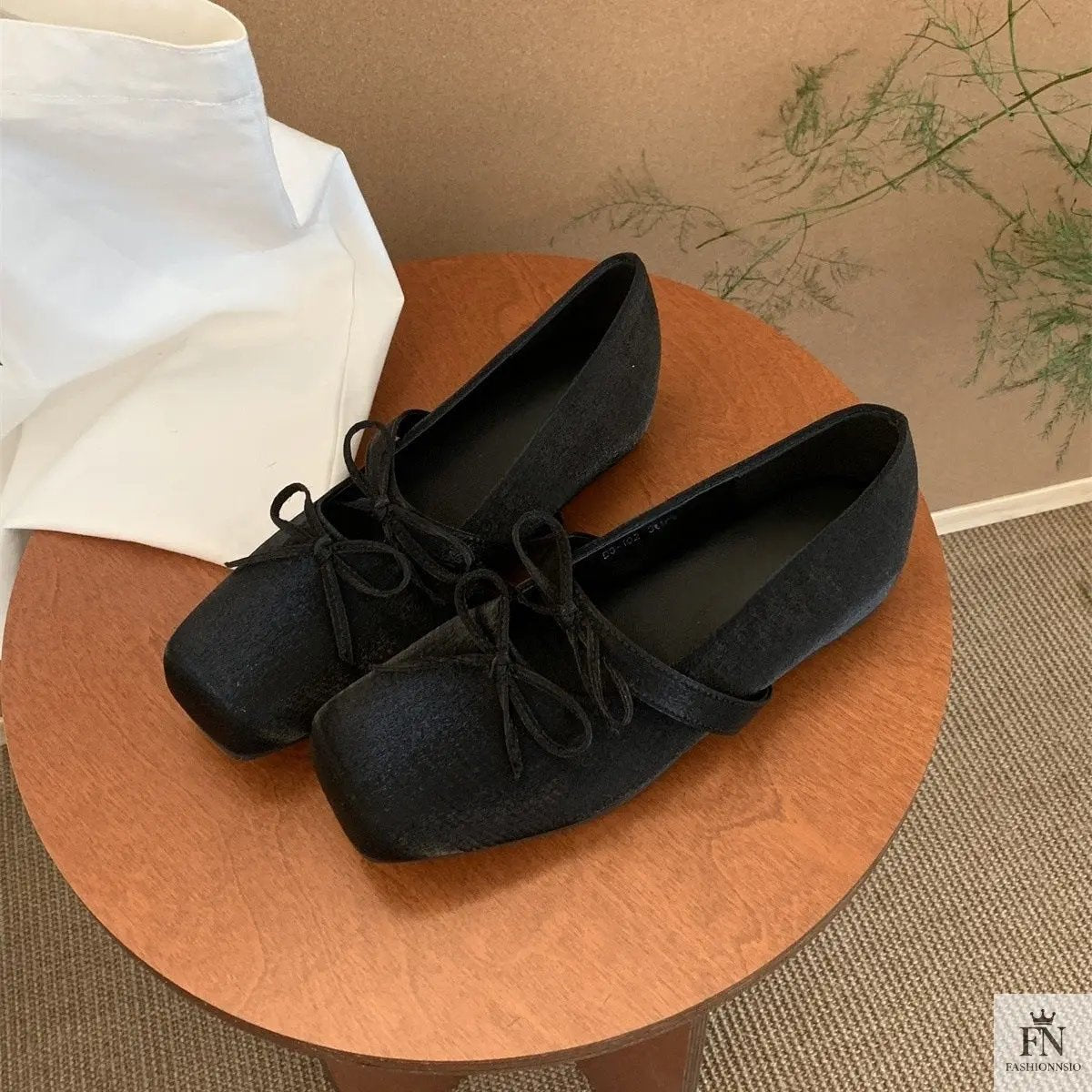 Princess Ballet Bow Flats - Fashionnsio