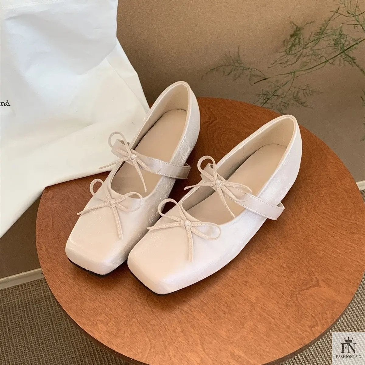 Princess Ballet Bow Flats - Fashionnsio