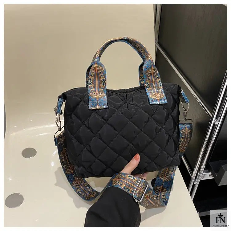 Quilted Padded Crossbody/Tote Bags - Fashionnsio