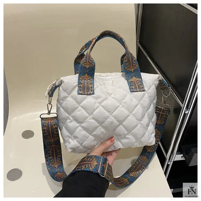 Quilted Padded Crossbody/Tote Bags - Fashionnsio