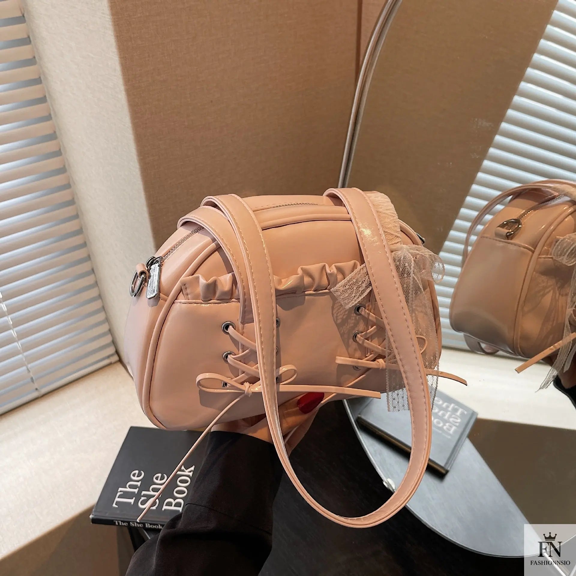 Bow Tie Bandage Shoulder Bags - Bow Bag - Fashionnsio