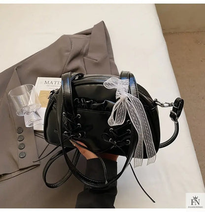 Bow Tie Bandage Shoulder Bags - Bow Bag - Fashionnsio