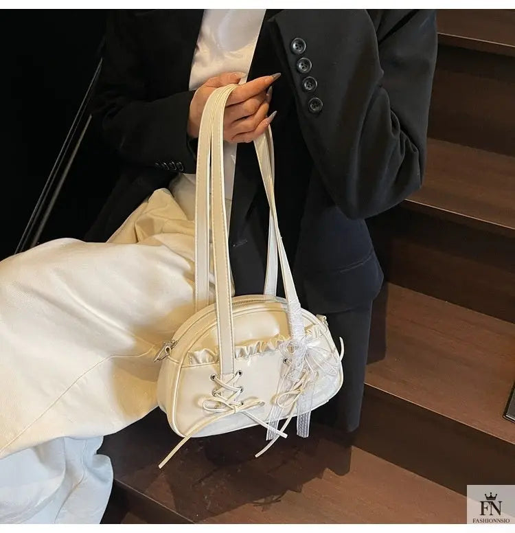 Bow Tie Bandage Shoulder Bags - Bow Bag - Fashionnsio