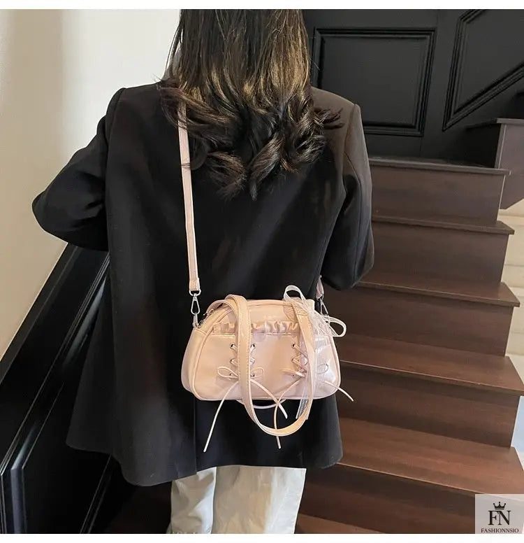 Bow Tie Bandage Shoulder Bags - Bow Bag - Fashionnsio