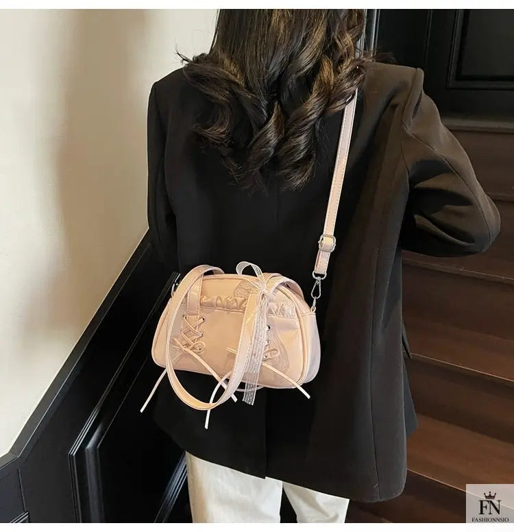 Bow Tie Bandage Shoulder Bags - Bow Bag - Fashionnsio