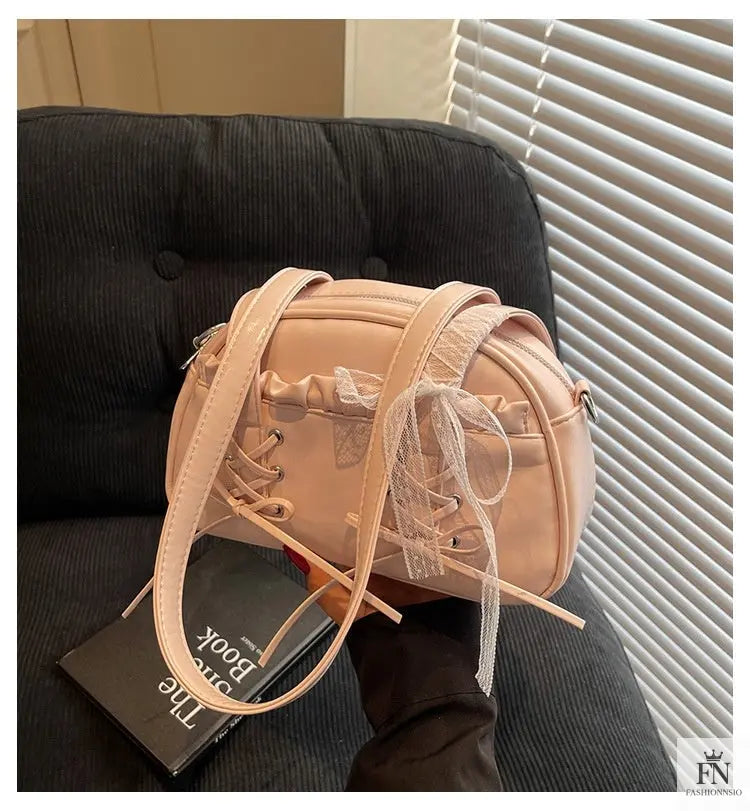 Bow Tie Bandage Shoulder Bags - Bow Bag - Fashionnsio