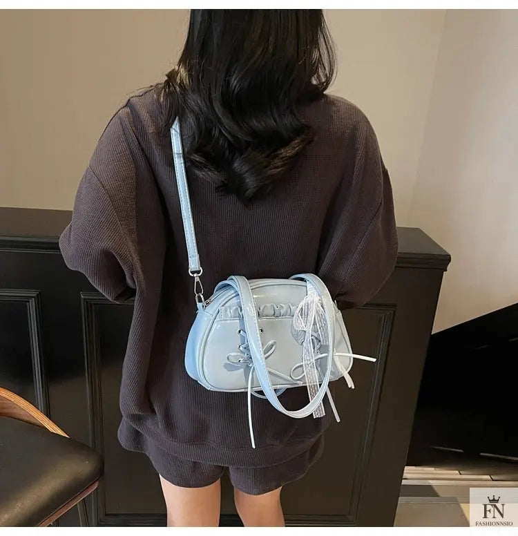 Bow Tie Bandage Shoulder Bags - Bow Bag - Fashionnsio