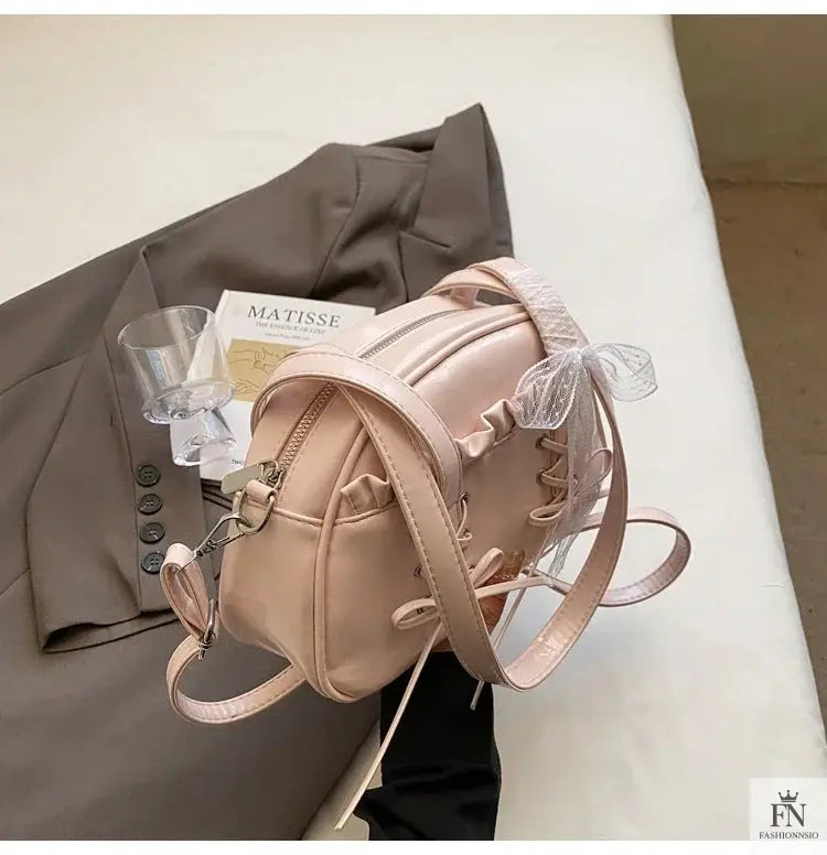 Bow Tie Bandage Shoulder Bags - Bow Bag - Fashionnsio