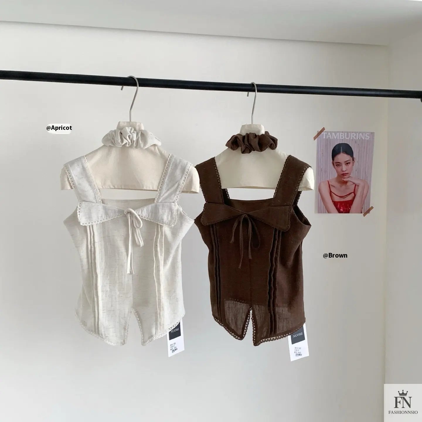 Ruffle Lace Korean Top - Fashionnsio
