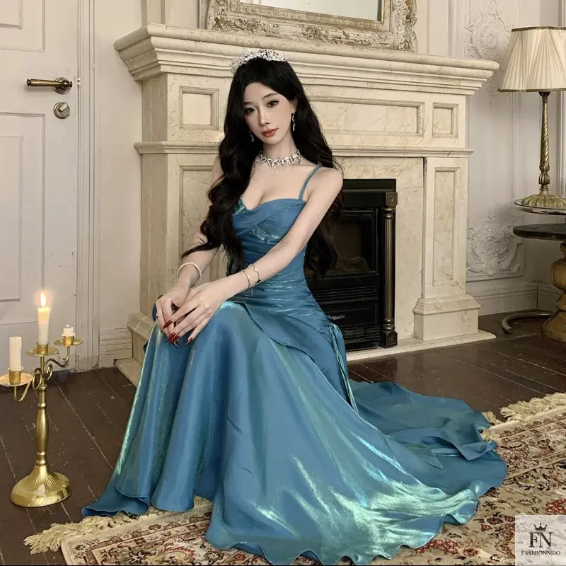 Ruffle Mermaid Evening Gowns - Fashionnsio