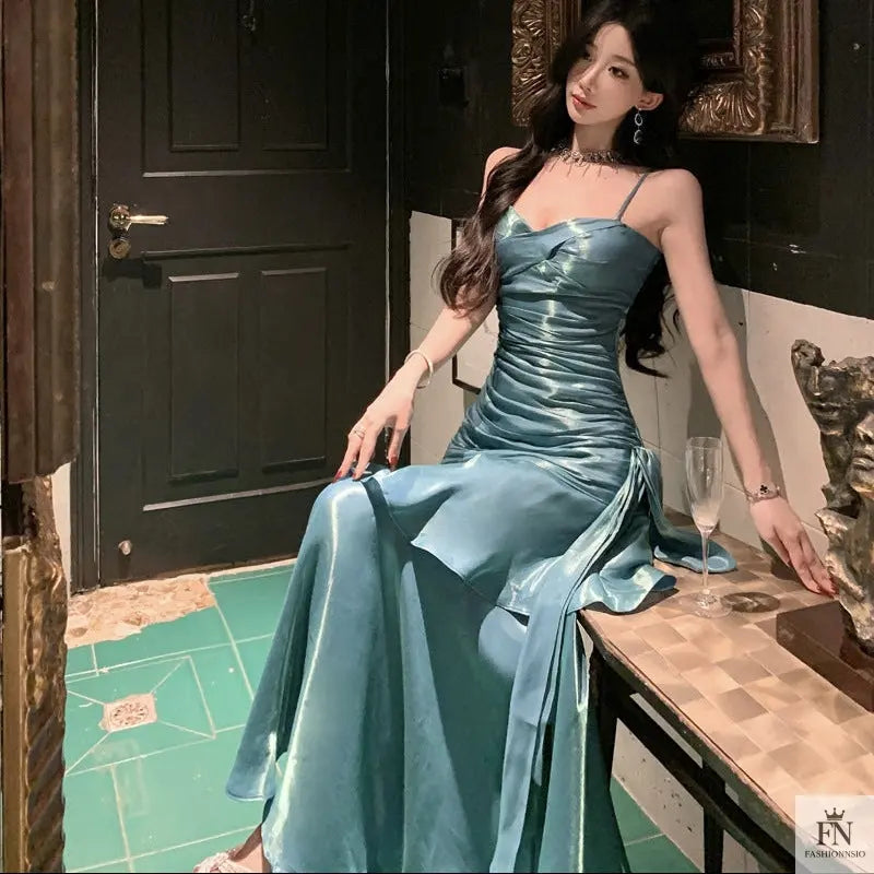 Ruffle Mermaid Evening Gowns - Fashionnsio