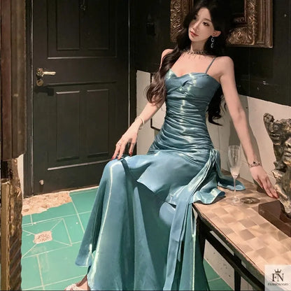 Ruffle Mermaid Evening Gowns - Fashionnsio