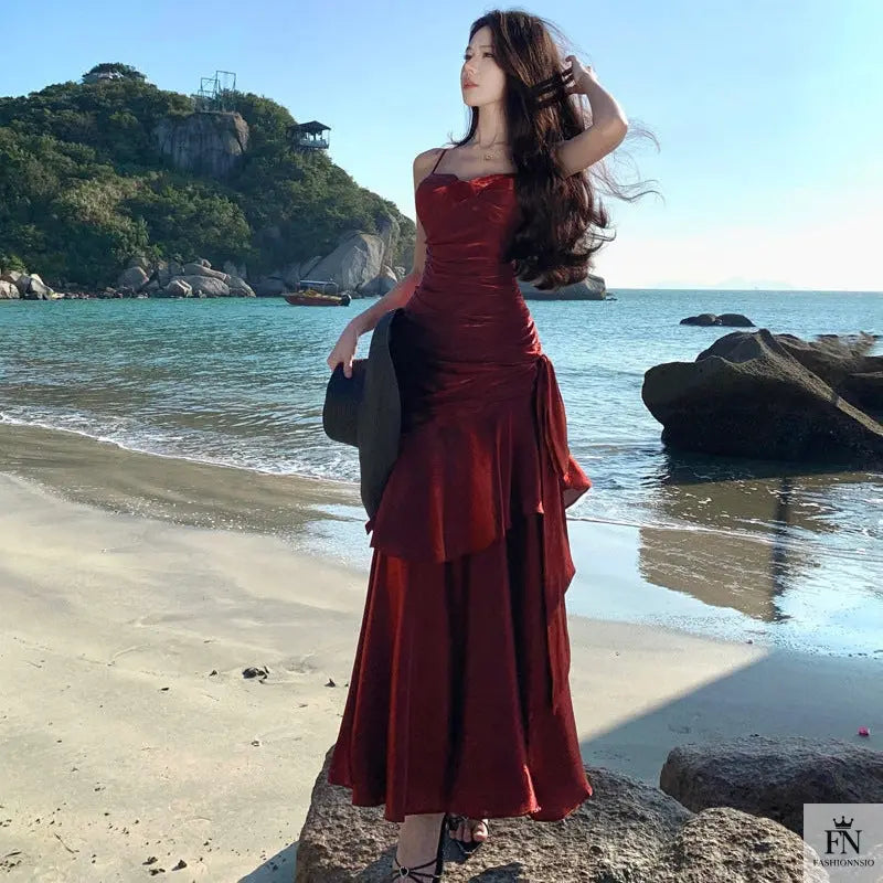 Ruffle Mermaid Evening Gowns - Fashionnsio