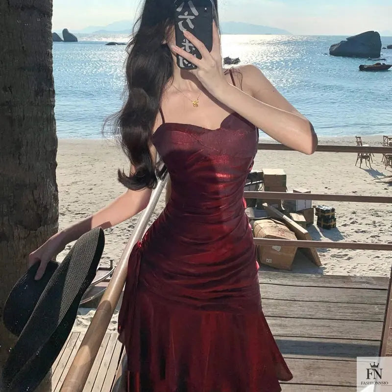 Ruffle Mermaid Evening Gowns - Fashionnsio