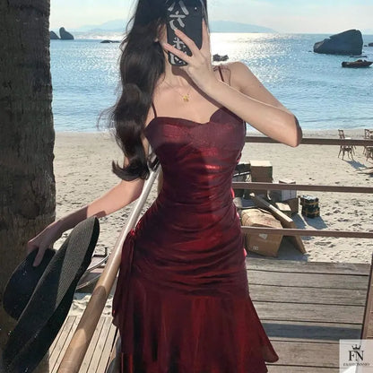 Ruffle Mermaid Evening Gowns - Fashionnsio