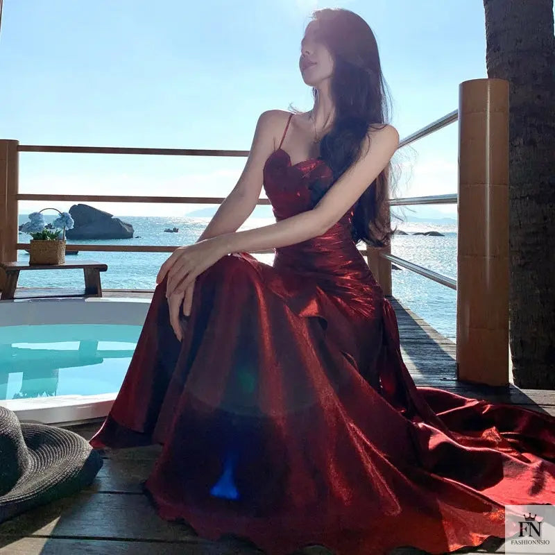 Ruffle Mermaid Evening Gowns - Fashionnsio