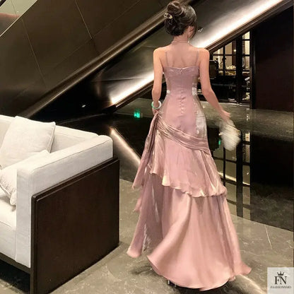 Ruffle Mermaid Evening Gowns - Fashionnsio