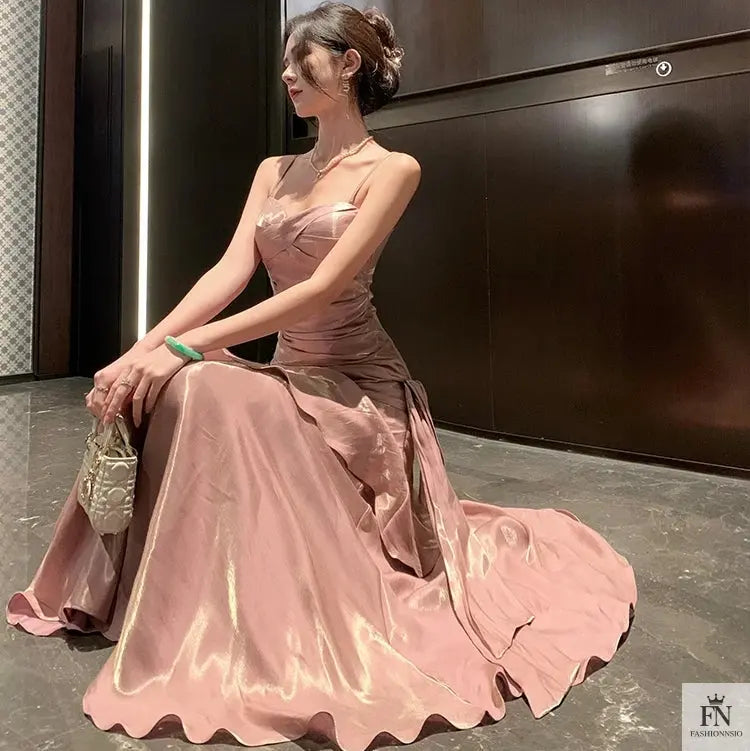 Ruffle Mermaid Evening Gowns - Fashionnsio