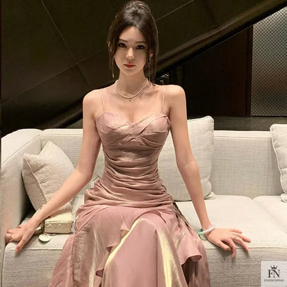 Ruffle Mermaid Evening Gowns - Fashionnsio