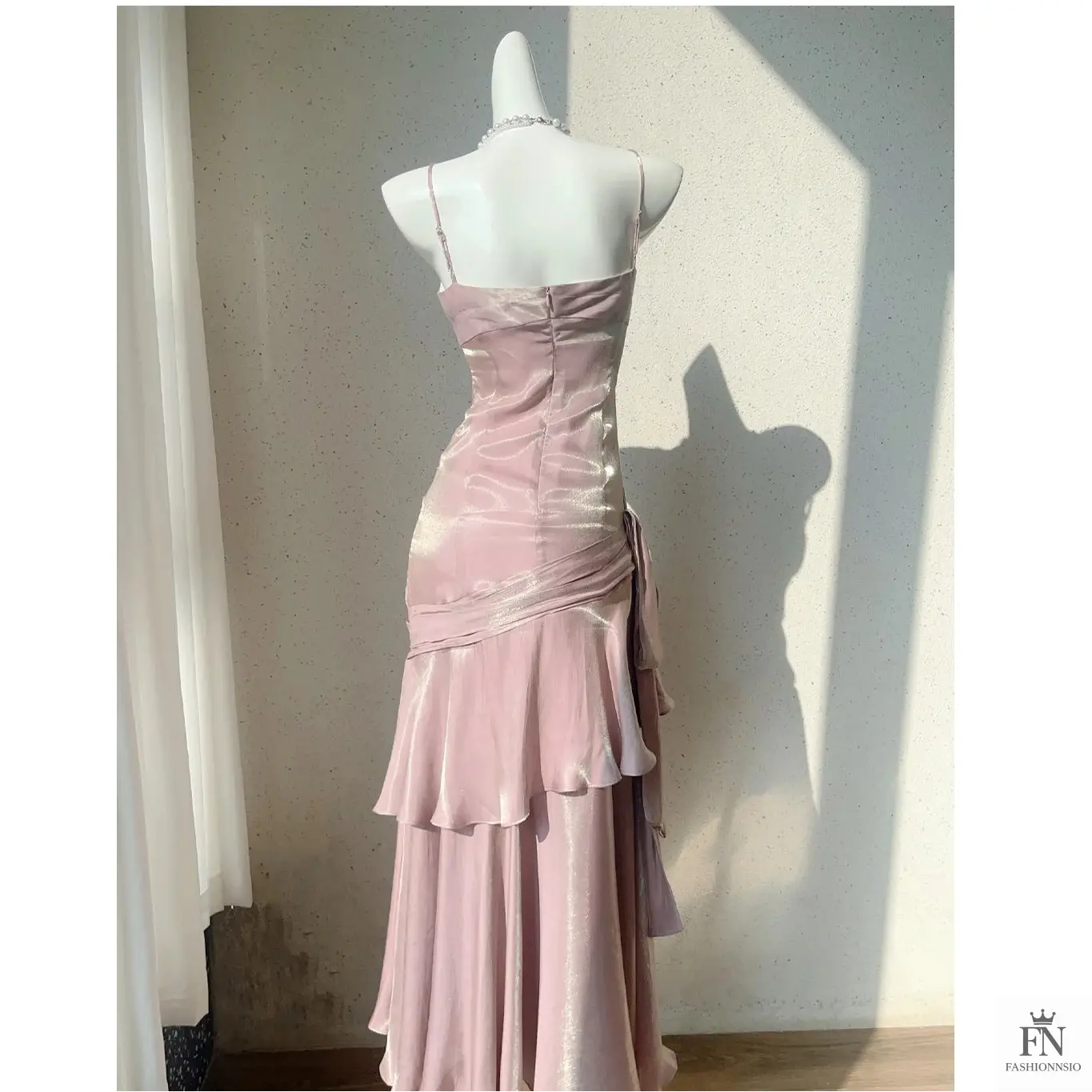 Ruffle Mermaid Evening Gowns - Fashionnsio